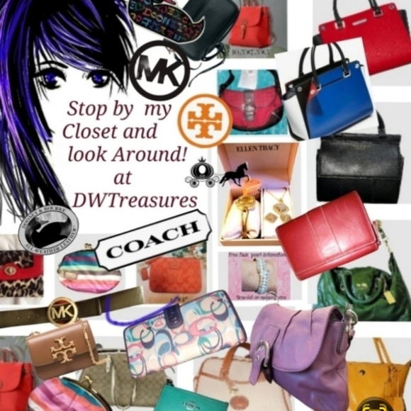 Coach gray pebbled carryall - Picture 10 of 10